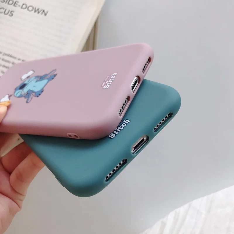 Матовый чехол с рисунком для iPhone X XR XS Max милый мягкий из ТПУ 6 6s Plus 7 8 задняя крышка |