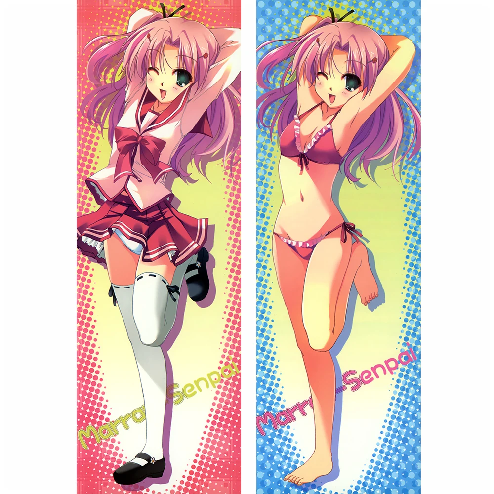 Сентябрьское обновление японский аниме To Heart Galgame Kamigishi Akari & Silfa Dakimakura Чехол