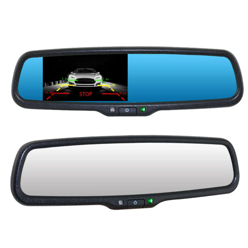 Зеркало заднего вида с автозатемнением 4 3 дюймов HD 800*480 TFT LCD для парковки