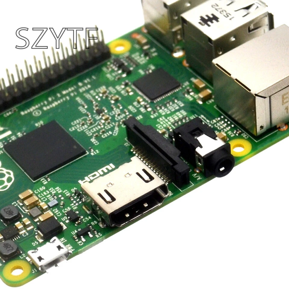 ELEMENT14 Оригинал Малины Pi 2 модели B 1 GB Оперативная память 900 МГц 4 ядра ARM Cortex A7 6 раз