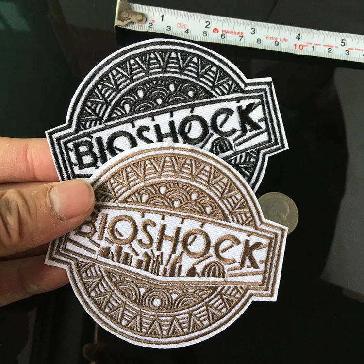 Bioshock вышивка термонаклейки наклейка для одежды куртки сумки сшить аппликация