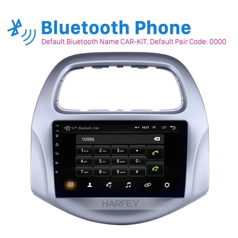 Автомобильный GPS навигатор Harfey 9 &quot Android 8 1 HD для chevy Chevrolet Daewoo Matiz/ Spark/ Baic/ Beat 2018 2019