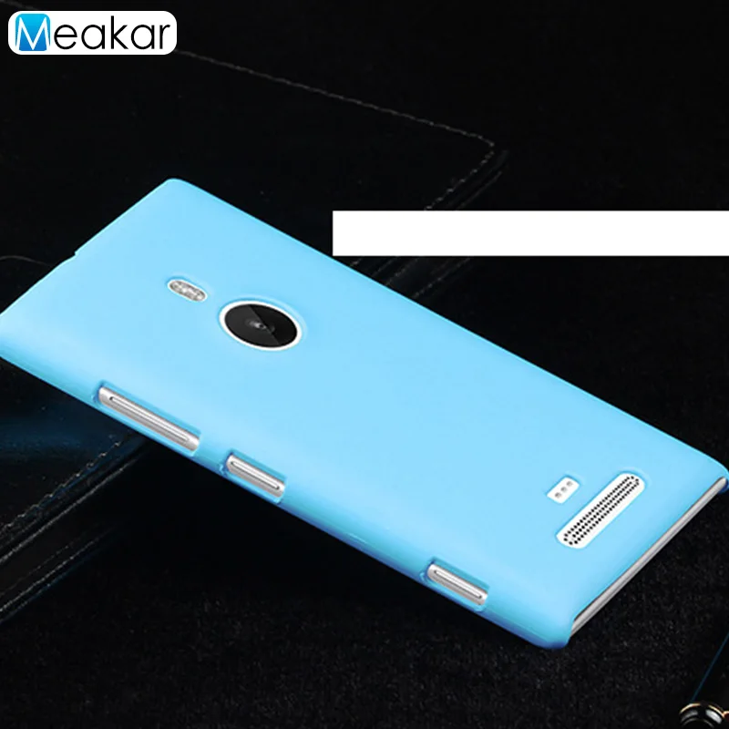 sky blue Матовый пластиковый чехол 925 для Nokia Lumia 925 чехол для Nokia Lumia чехол-лента на заднюю панель - Цвет: sky blue