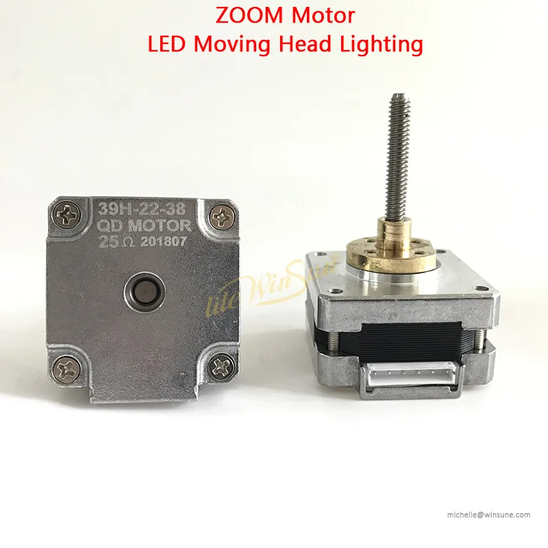 ZOOM Motor 2pcs Litewinsune светодиодный сценический светильник с движущейся головкой Аксессуары - Цвет: ZOOM Motor 2pcs