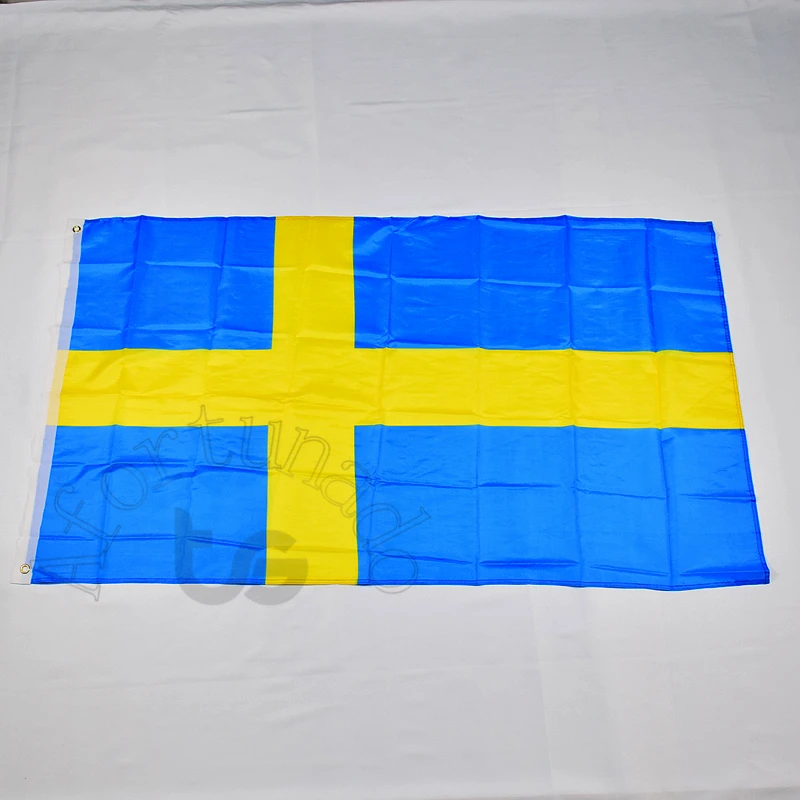 

Шведский флаг 90*150 см, баннер 3x5 футов, подвесной национальный флаг для встреч, парадов, вечеринок, подвешивания, украшения