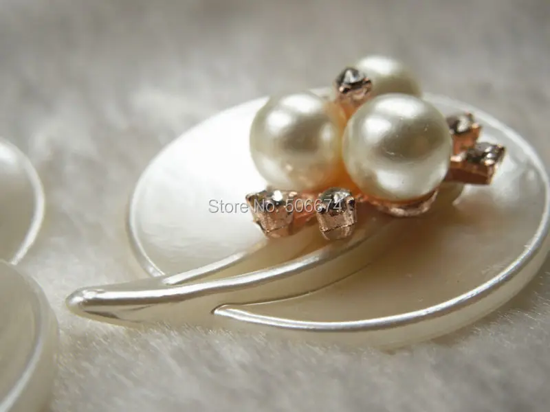 2 шт 33 мм 2018 Новый жемчужный горный хрусталь акриловый цветок острые углы