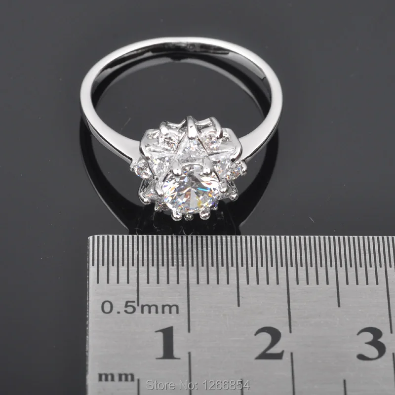 Комплект из колье серёг и кольца с фианитом|Ювелирные наборы| |