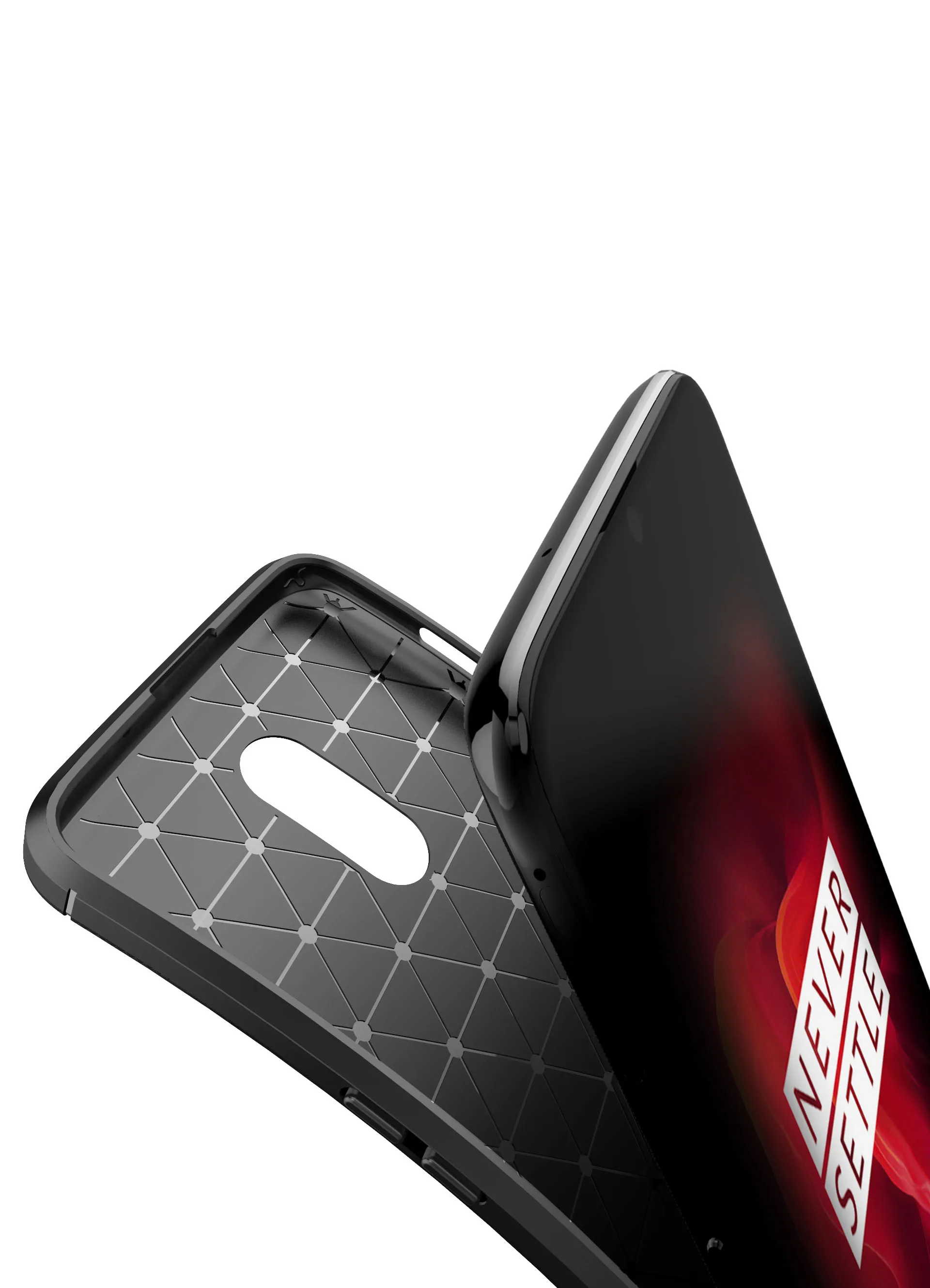 GKK чехол из углеродного волокна для Oneplus 7 деловой мягкий ТПУ оригинальный