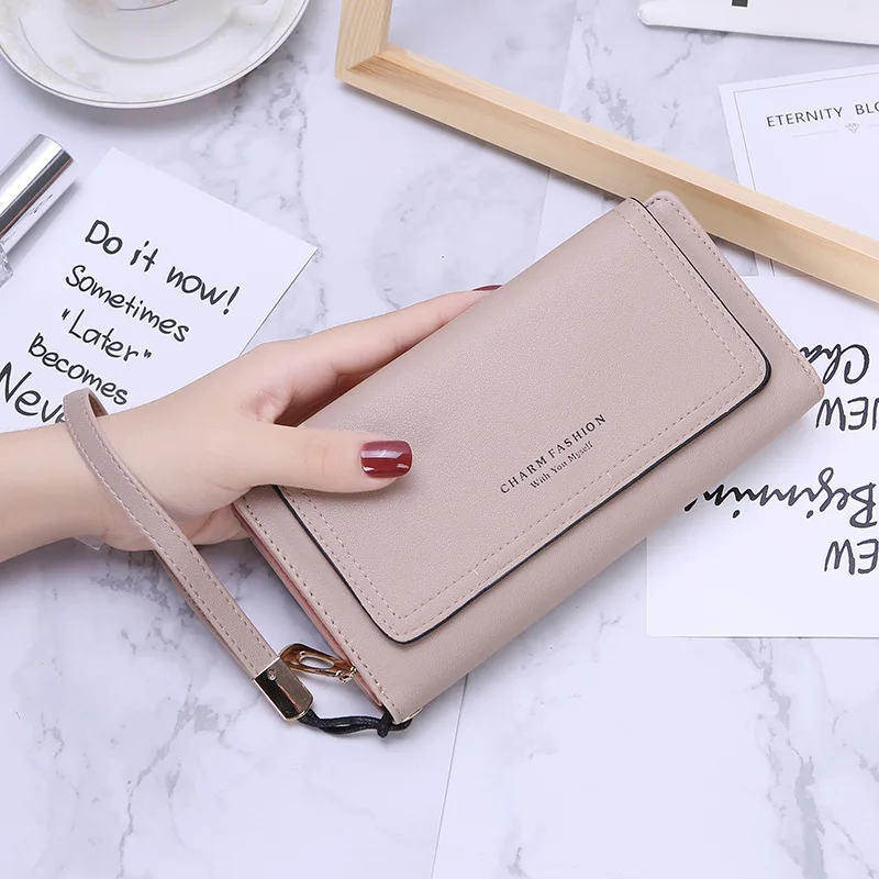 2019 Новый большой емкости длинный клатч кошелек женский кожаный держатель для