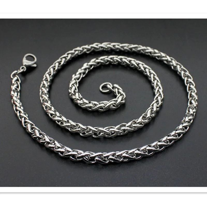Ювелирные изделия из нержавеющей стали Titanium цепи одной типа киля ожерелье 011