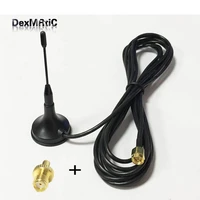 3g antenna 3dbi 900 1800mhz 3g gsm aerial antennas 3meters sma male connector sma female switch ts9 male rf coax adapter