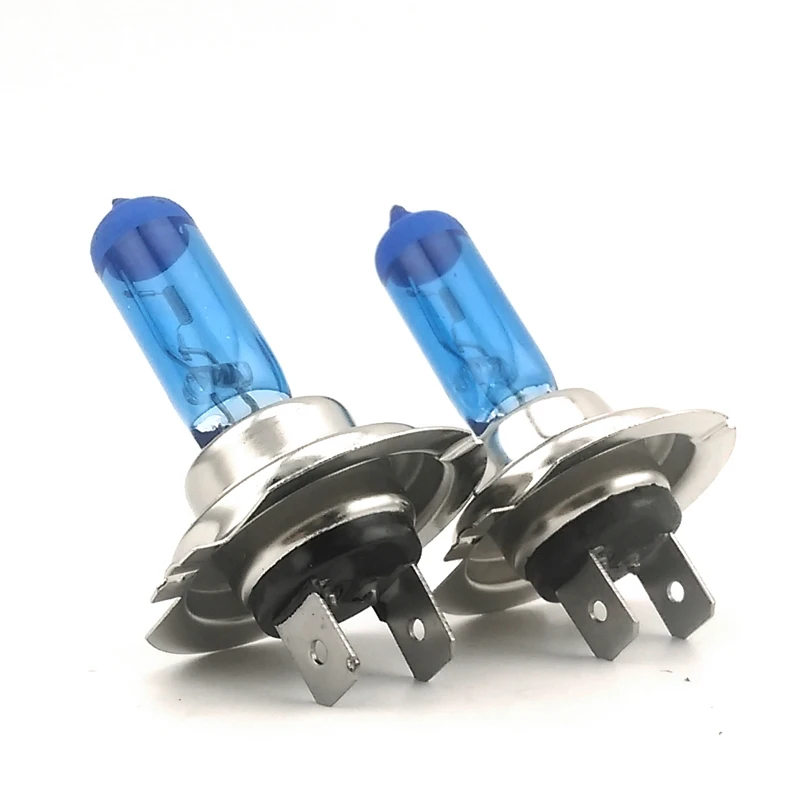 10 шт. H7 12V 55W 5000-6000K супер яркие противотуманные лампы для фары белая лампочка автомобильная фара дальнего света