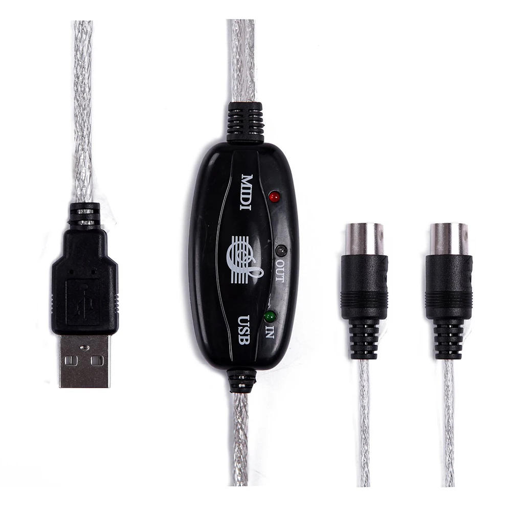 Новинка лидер продаж USB MIDI кабель с клавиатурой на ПК конвертер для в музыкальный