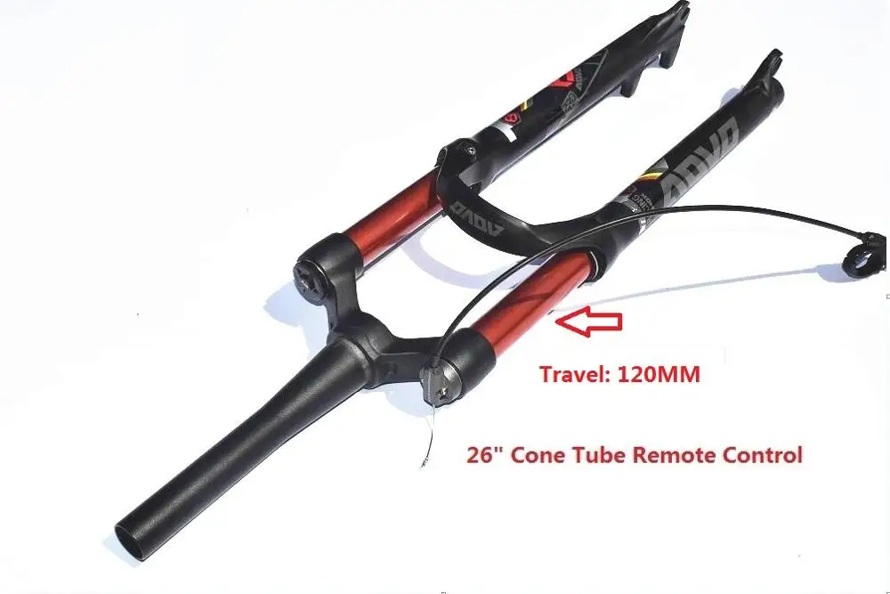 26 MTB амортизирующая Велосипедная вилка для горного велосипеда 1710 г 9x100mmQR двойная регулировка отскока воздуха 26 27,5 29 дюймов 100 120 мм - Цвет: 26