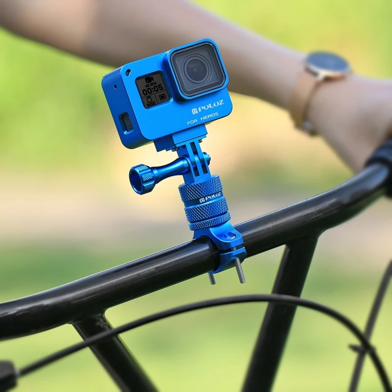 Для Go Pro велосипедное крепление вращающийся на руль велосипеда держатель адаптер кронштейн для Gopro Hero 5 SJ6000 Xiaomi yi2 аксессуары