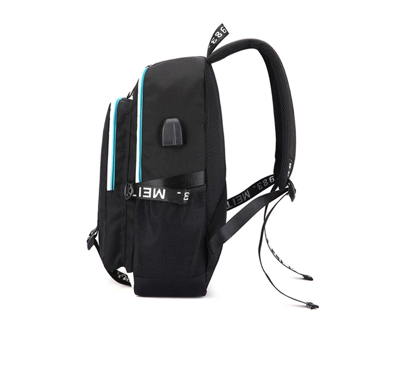 Красивый Светящийся рюкзак моя геройская Академия с USB-зарядкой для мальчиков и