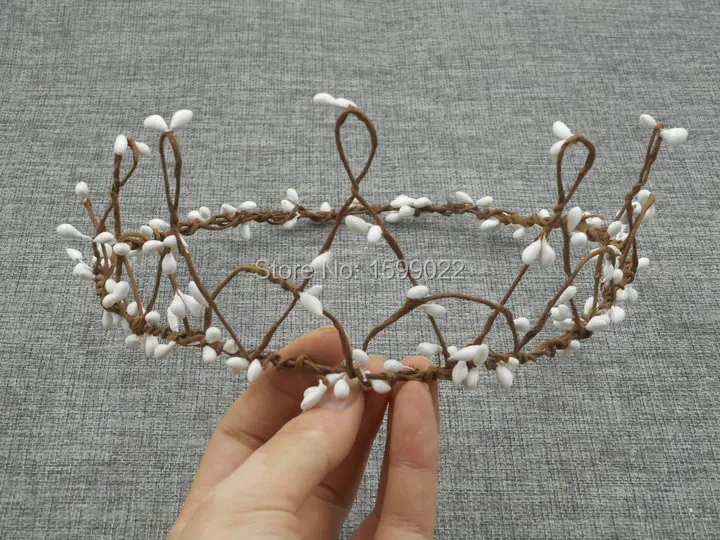 Тиара В рустикальном стиле для свадьбы королевская Королевская корона Русалочки