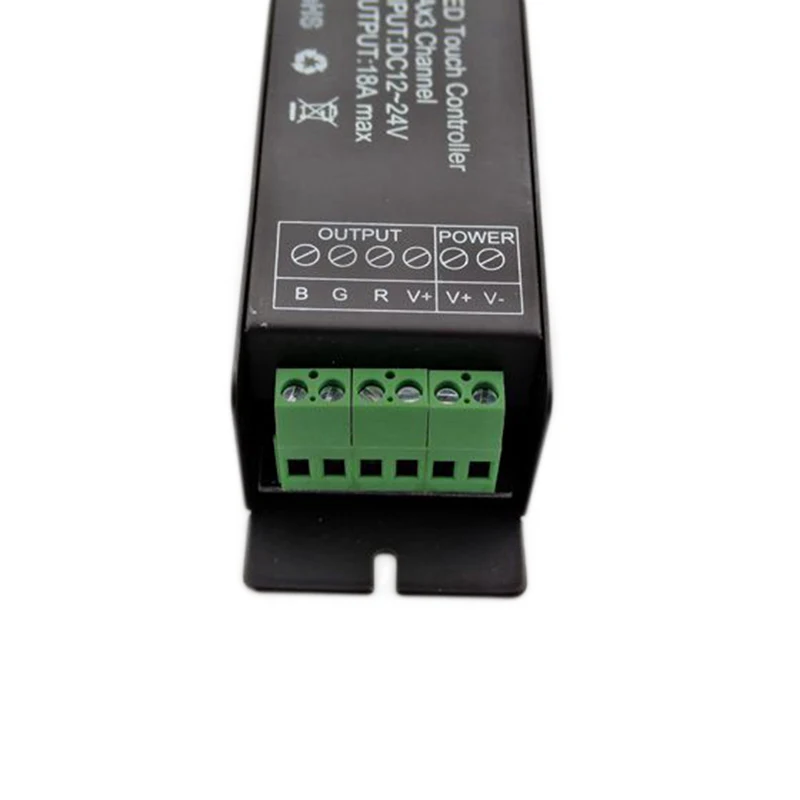 СВЕТОДИОДНЫЙ RGB Контроллер 12 В 24 3 Канала 18А РФ Беспроводной Сенсорный Пульт
