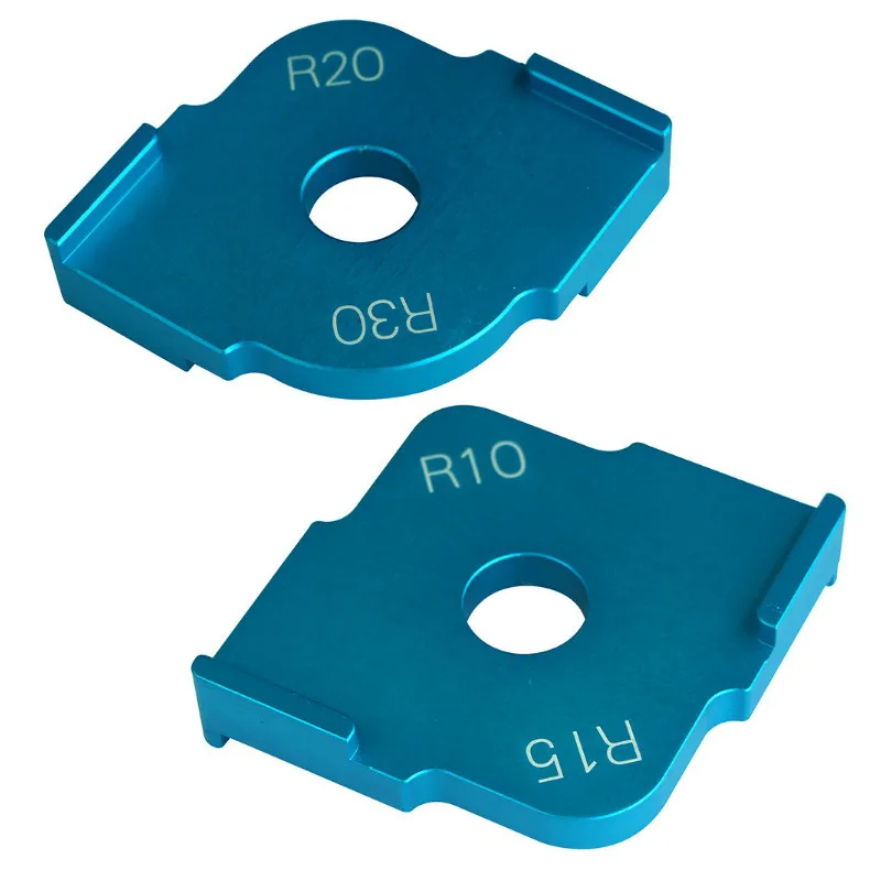 2 шт./компл. радиус быстрой джиг маршрутизатор Таблица бит R10 R15 R20 R25 для дерева