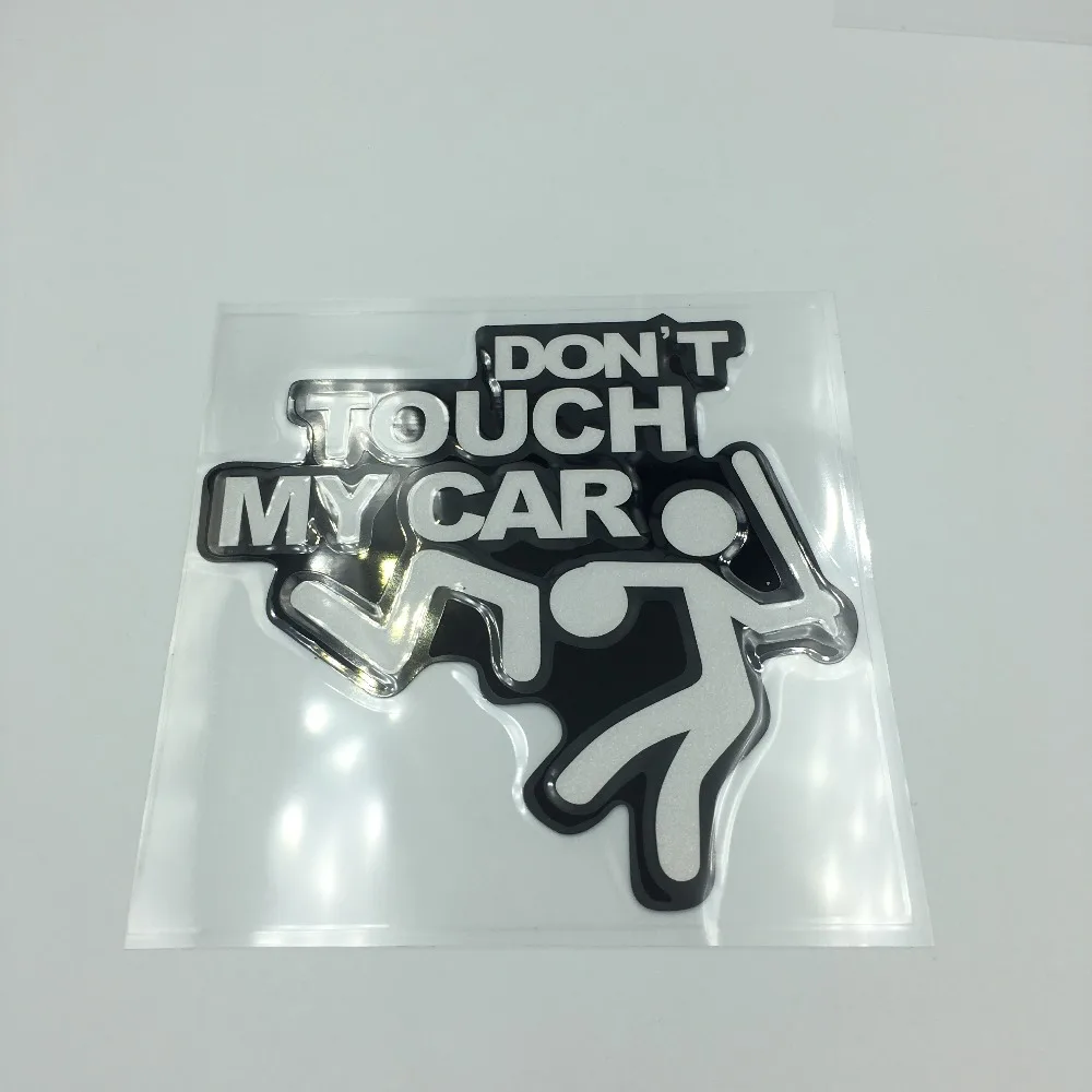 Забавный автомобиль Стикеры s с надписью Don't Touch My автомобиля Jdm наклейка Защита