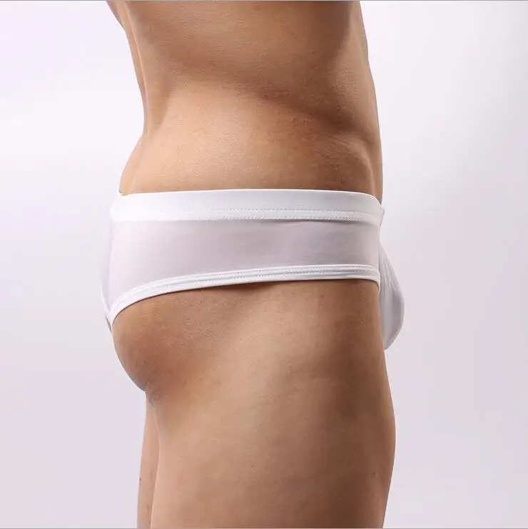 COCKCON мужские ледяные шелковые низкая проницаемость Тонкие штаны мужское