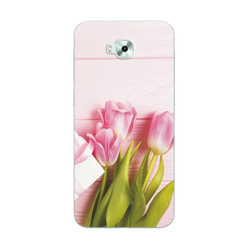 W21 Для ASUS Zenfone 4 Selfie ZD553KL 5," чехол для телефона с сердечком, защитный чехол на заднюю панель Для Zenfone 4 Selfie ZD 553KL, облегающий чехол - Цвет: W21