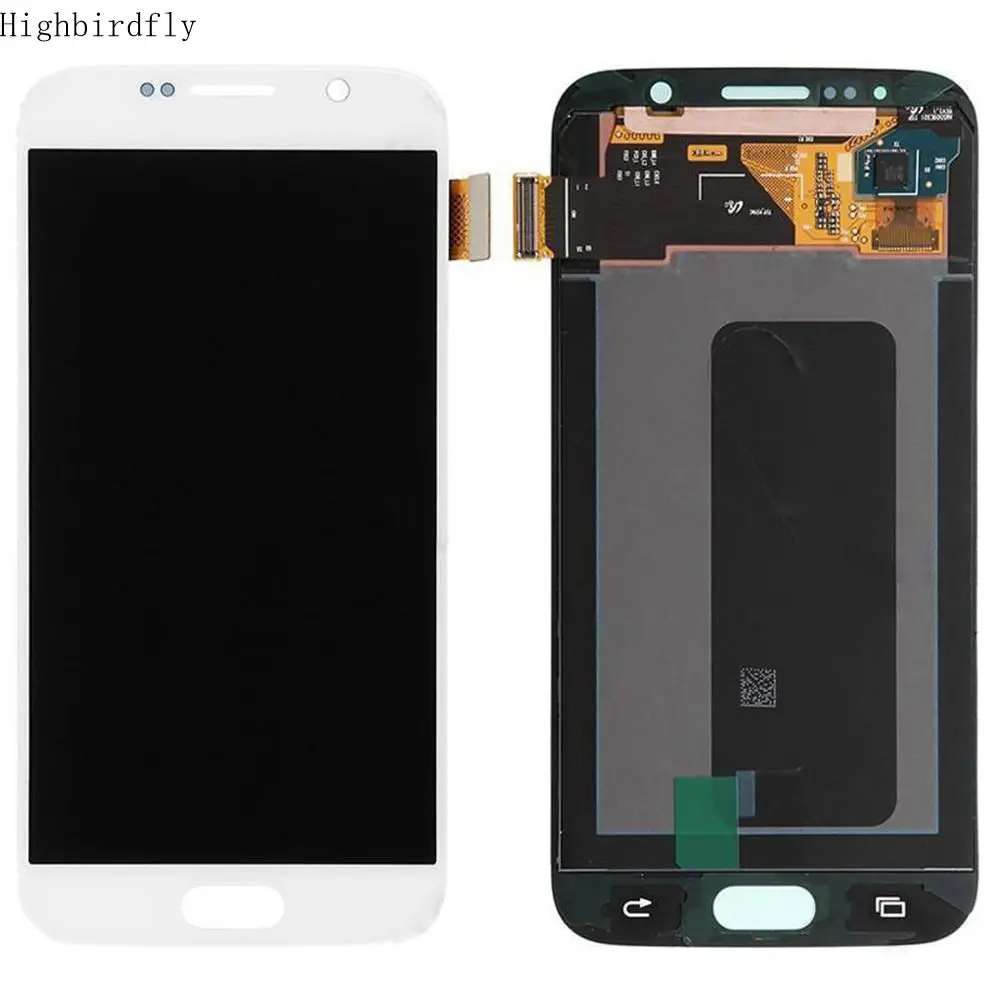Amoled для Samsung Galaxy S6 G920 G920F G920FD ЖК экран + Сенсорное стекло дигитайзер в сборе|Экраны