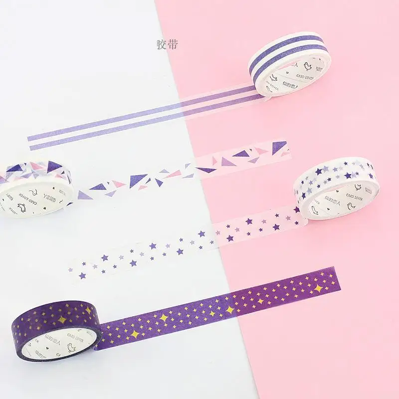 Новые однотонные ленты Васи качество канцелярские Diy Скрапбукинг Фотоальбом Школьные Инструменты Kawaii скрапбук бумажные наклейки подарок