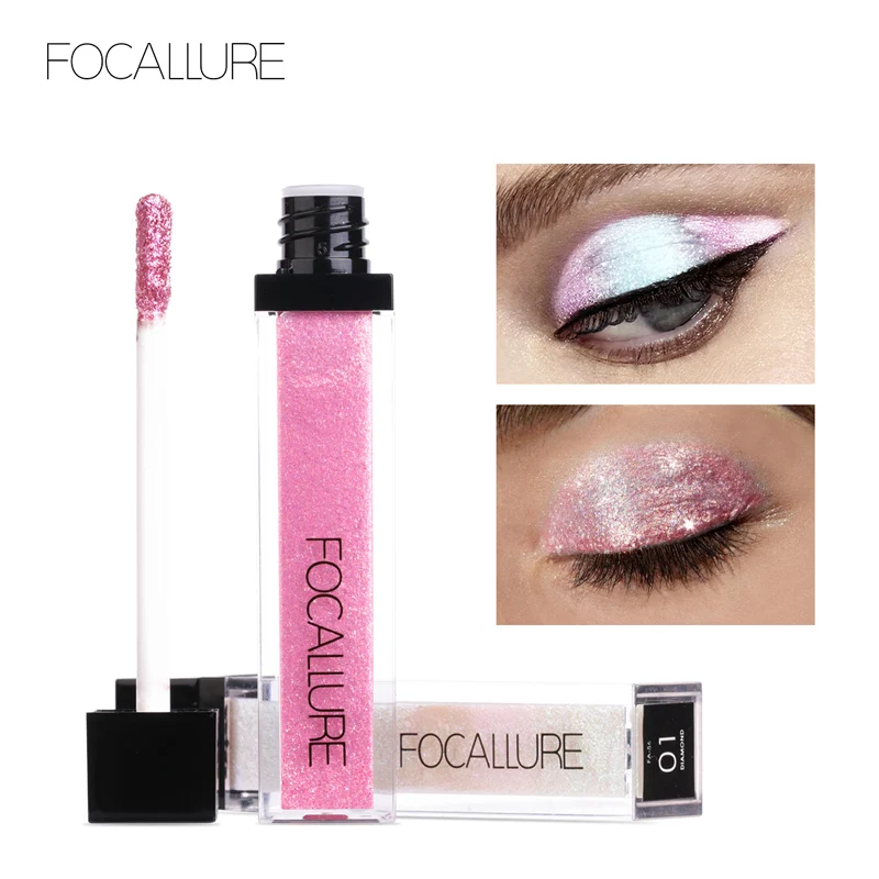 Focallure модные тени для век 14 цветов блестящие брендовые водостойкие розовые