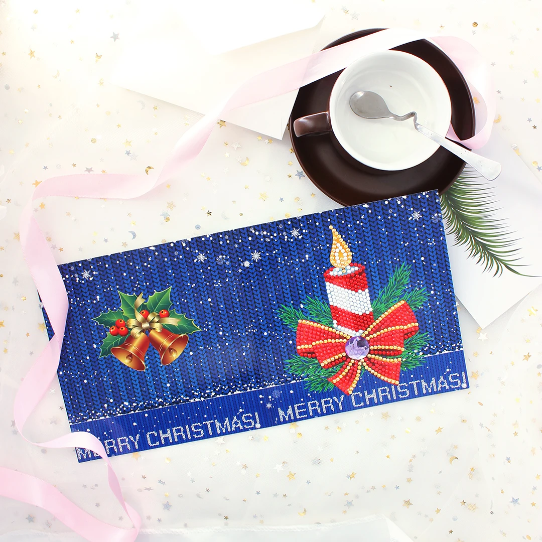 Shirliben Горячая Diy Алмазная картина карта блестящие специальные алмазные наборы для вышивки рождественские поздравительные открытки для друзей семьи