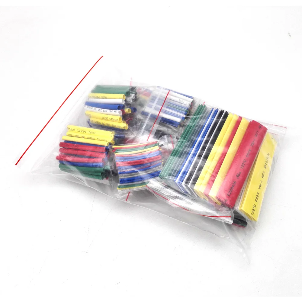 Термоусадочная трубка с кабелем длина 2:1 полиолефиновые термоусадочные трубки