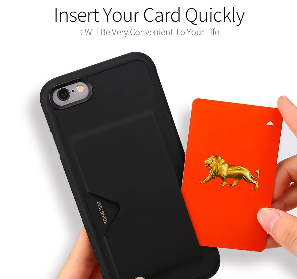 Группа вертикальный DUX DUCIS для iPhone 6/6S против царапин Жесткий ПК защитный чехол с