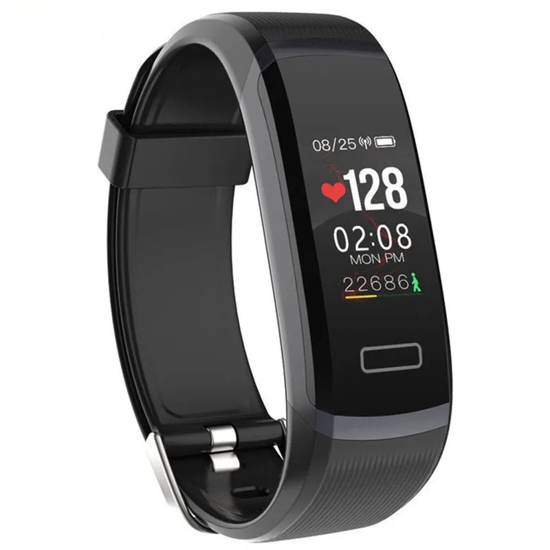 Smart Band 0 96 &quotцветной экран умный Браслет GT101 водостойкий пульсометр фитнес-трекер
