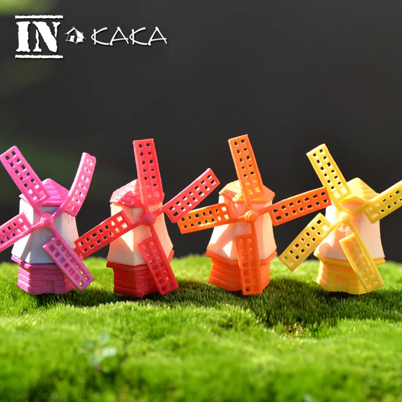 Милые мини-мельницы для дома домашний декор фигурки мохов игрушки