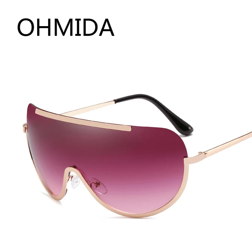 Модные большие солнцезащитные очки OHMIDA женские брендовые дизайнерские
