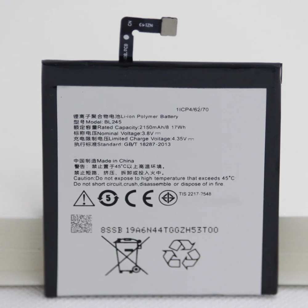

Brand New 2150mAh BL245 Battery for Lenovo S60 S60T S60W phone Battery Replacement Large Capacity Back up Battery With Tools