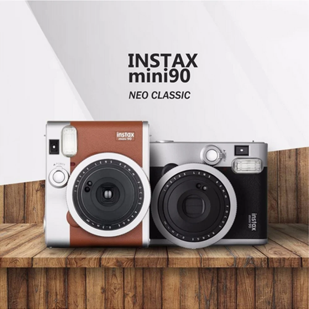 Оригинальная фотокамера Instax Mini 90 Neo Classic для мгновенной печати Fujifilm фотобумага 2