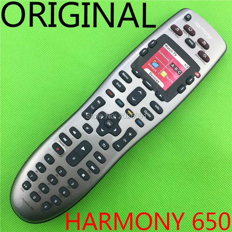 100% новый пульт дистанционного управления Logitech Harmony 650 серебристый (915 000159)|logitech