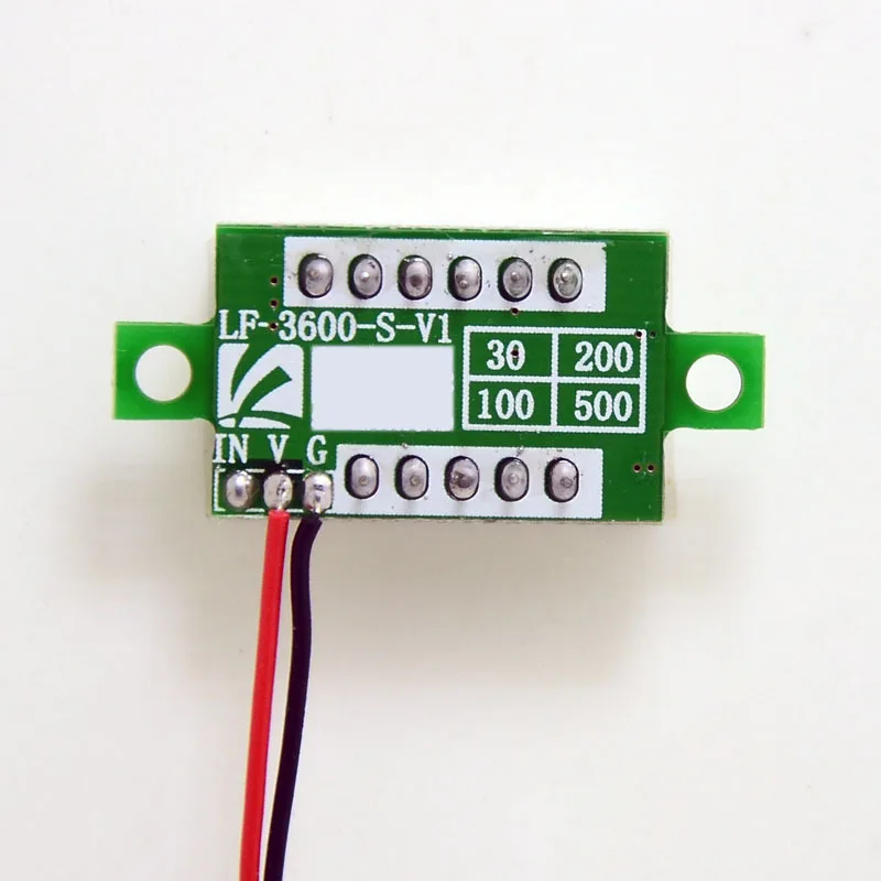 DIY красные синие цифровой светодиодный мини дисплей модуль DC2.5V 32V DC0 100V вольтметр