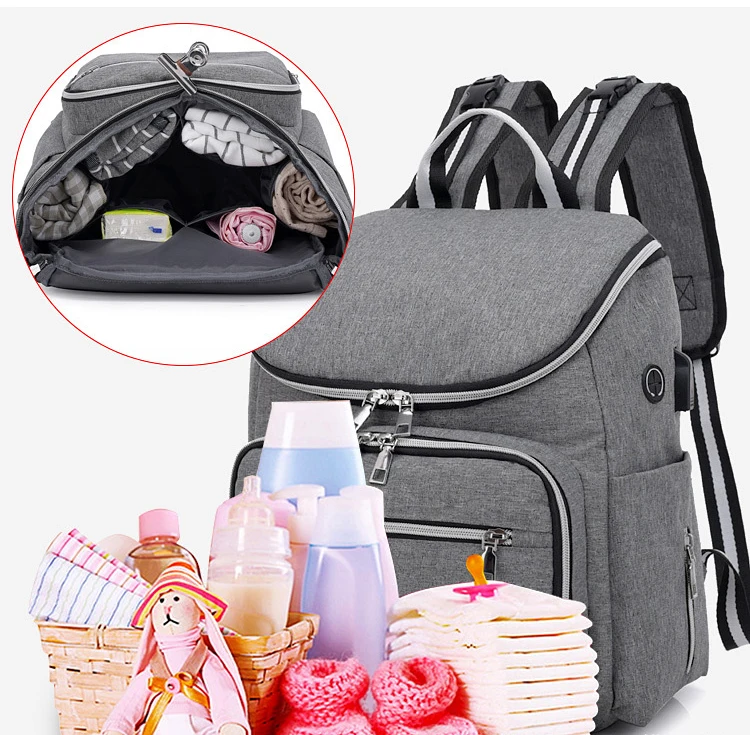 Модная вместительная многофункциональная сумка для подгузников с новым