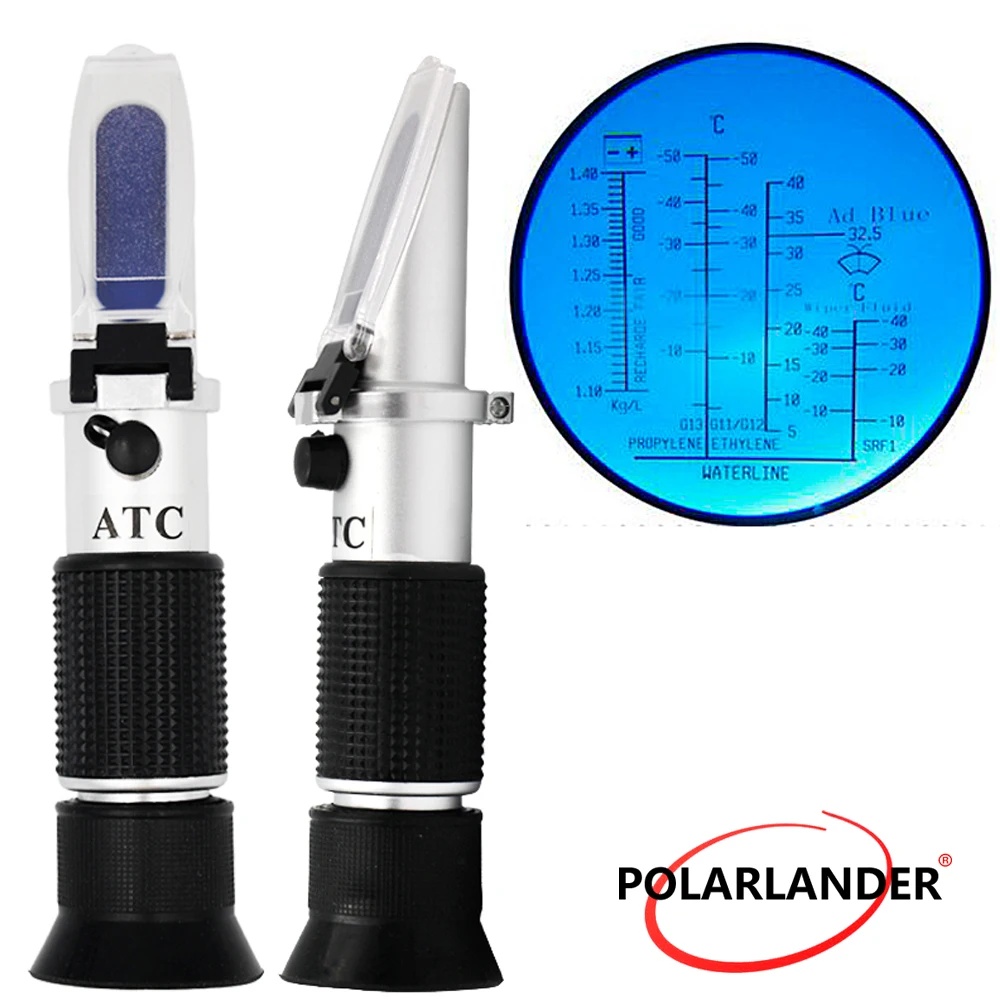 Точечный тестер мочевины Polarlander Adblue воды для жидкости и стекла инструмент ATC