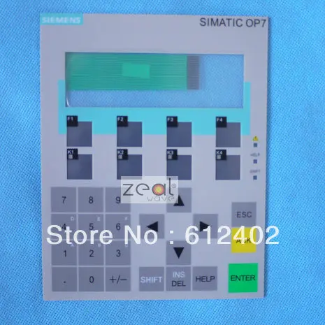 

Fedex/DHL Бесплатная Доставка Оптом OP7 6AV3607-1JC20-0AX1 мембранная клавиатура 6AV3 607-1JC20-0AX1, гарантия 6 месяцев
