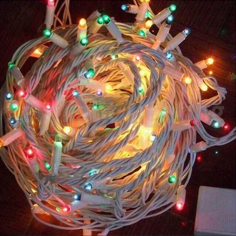 Рождественская светодиодная гирлянда для дома свадьбы вечеринки праздника