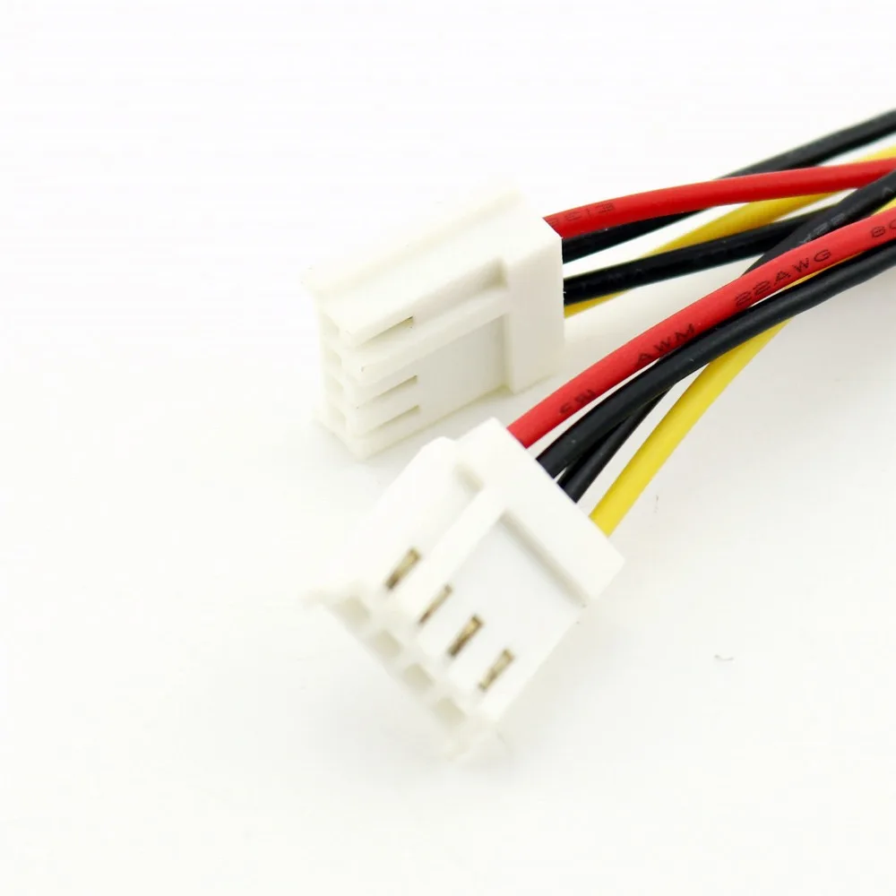 5 шт. 4 контактный разъем адаптер Molex для двух контактных гибких ПК адаптера Y