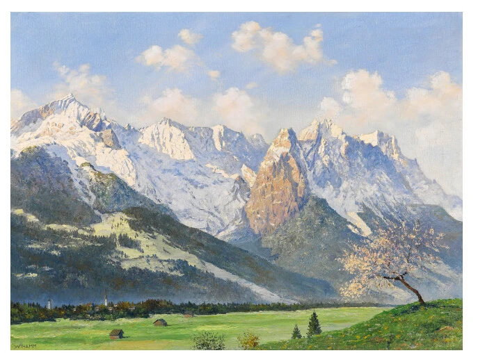 

MODERN ABSTRACT Home WALL ART OIL PAINTING ON CANVAS mountain painting shipping no framed