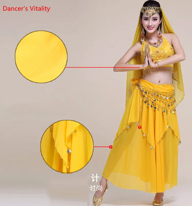 Высокое качество Bellydancing юбки юбка Танец живота Костюм спортивный платье или производительность юбка