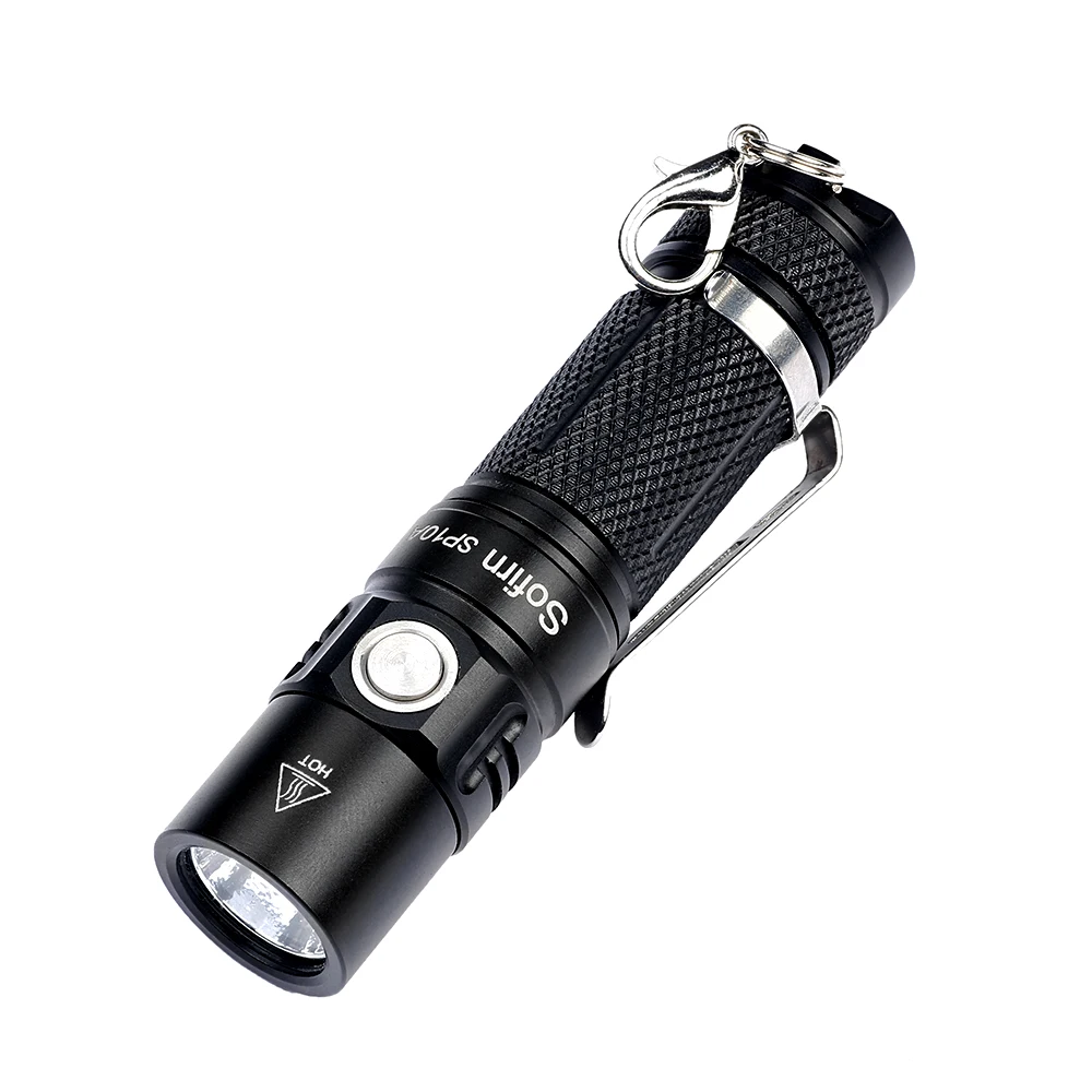Sofirn sp10a SP10B Мини светодиодный фонарик АА 14500 карман свет CREE XPG2 573lm брелок свет Водонепроницаемый Фонари красный синий Linterna