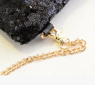 Новинка Европейская и американская мода сумки с цепочкой блестками Наплечная