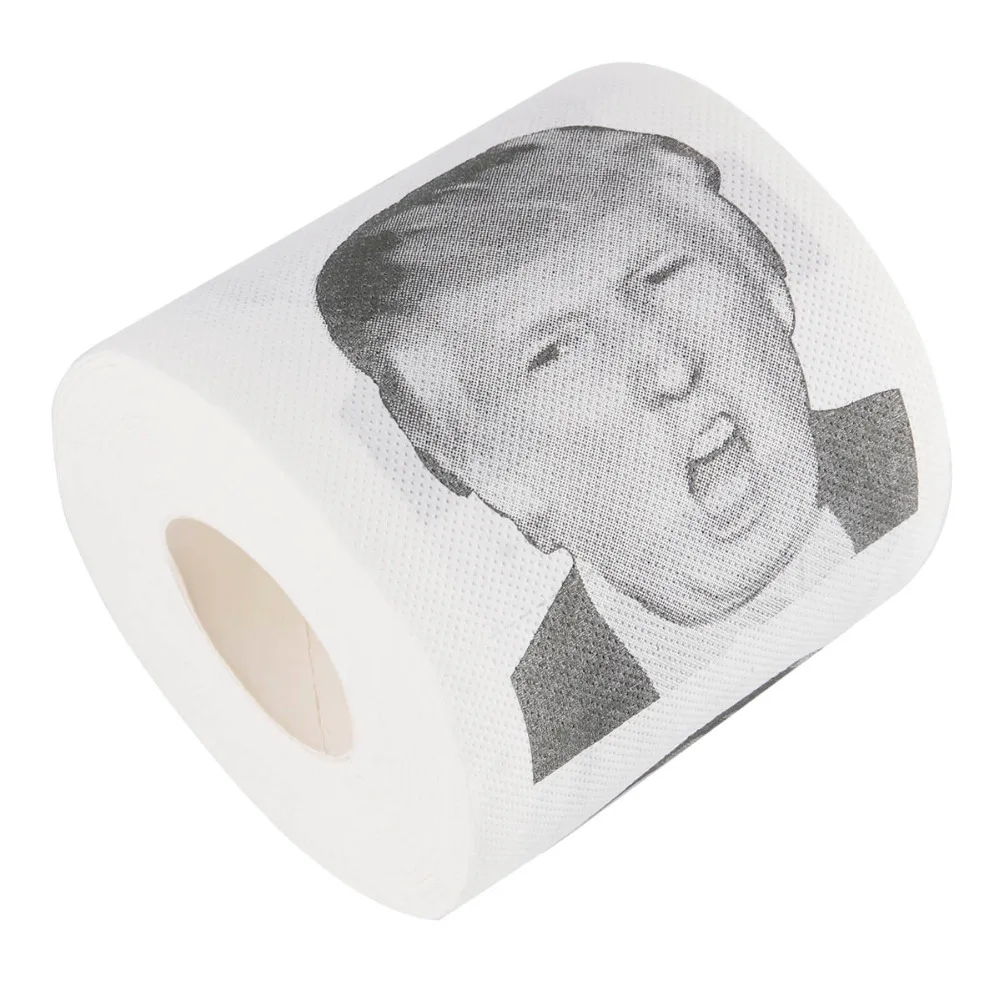 Кухня белый Дональд Трамп Gape Humour Туалетная коробка бумажная канистра рулон
