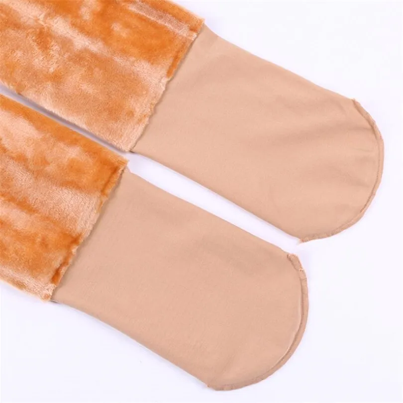 YRRETY Keep Warm Women Velvet Winter Leggings Ankle-Length High Waist Pants Wrap Foot Elasticity Bottom Thick Wrap Foot Trousers